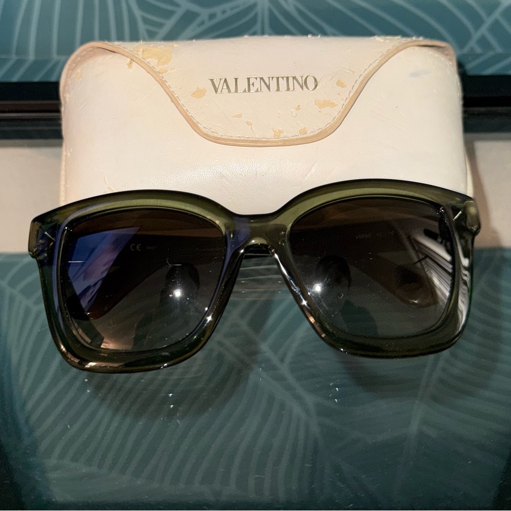 Valentino Olive Green Sunglasses